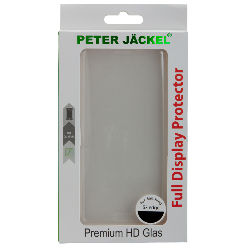 Peter Jäckel Full Display HD Glass Superb Plus für Samsung G935 Galaxy S7 Edge Total Clear