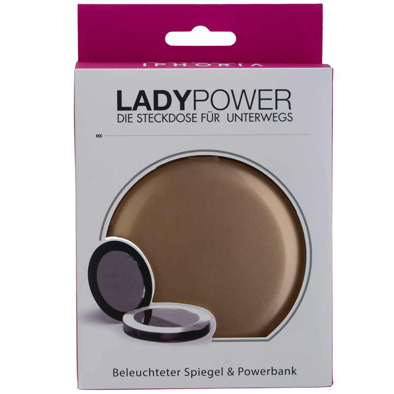 Peter Jäckel Powerbank ULTRA THIN LED 3000mAh Gold