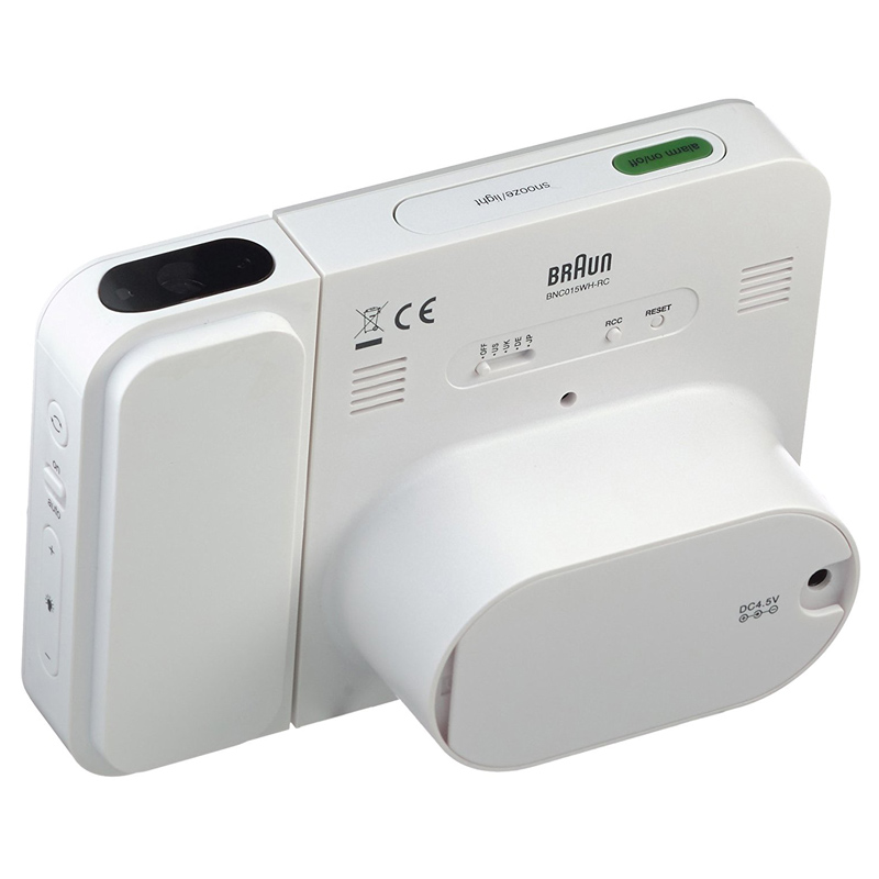 Braun BNC015 Funk Projektionswecker Weiss
