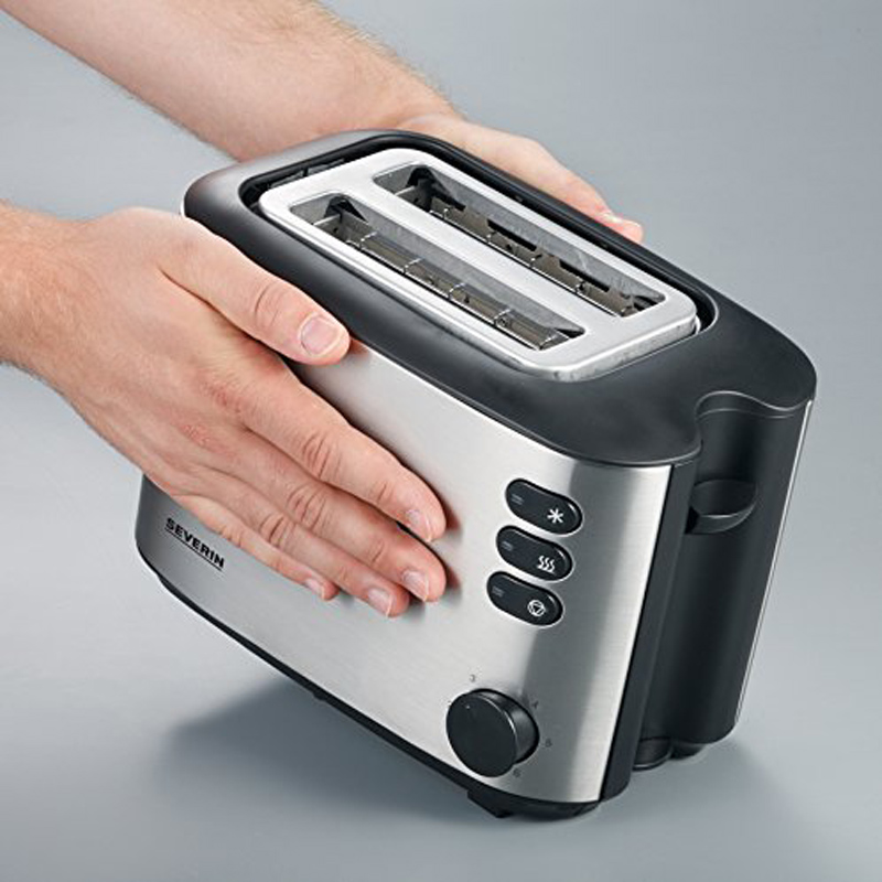 Severin AT 2514 Automatik-Toaster (850 Watt) edelstahl