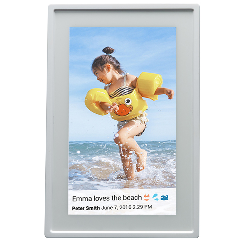 Denver PFF-1011 digitaler Bilderrahmen weiß