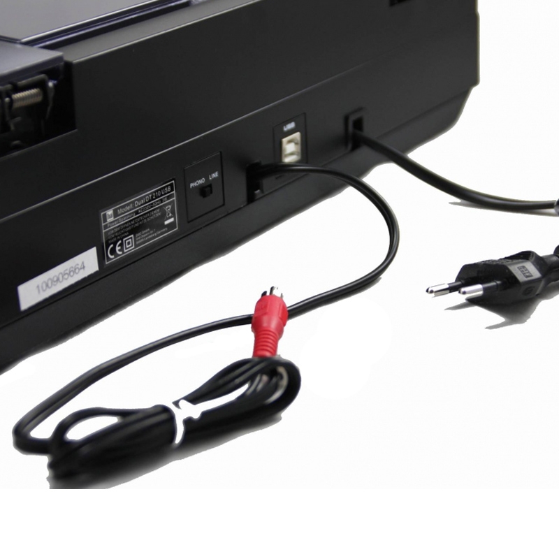 Dual DT 210 USB Plattenspieler schwarz
