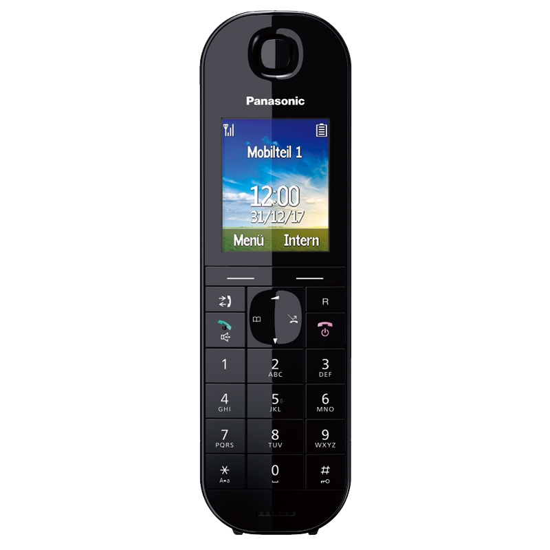 Panasonic KX-TGQ400GB IP-Telefon schwarz