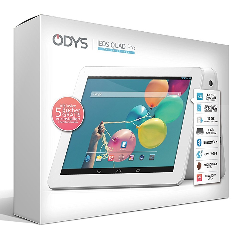 ODYS IEOS QUAD 10 pro 10,1 Zoll Tablet-PC 16GB 1,3 GHz Quad Core EUR 89,00 - PicClick DE