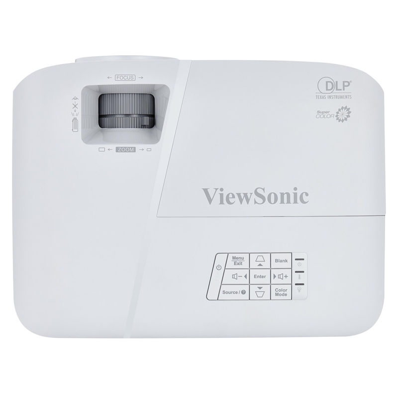 ViewSonic PA503S Projector - SVGA w/3600lm, 1.55-1.70 Throw weiß