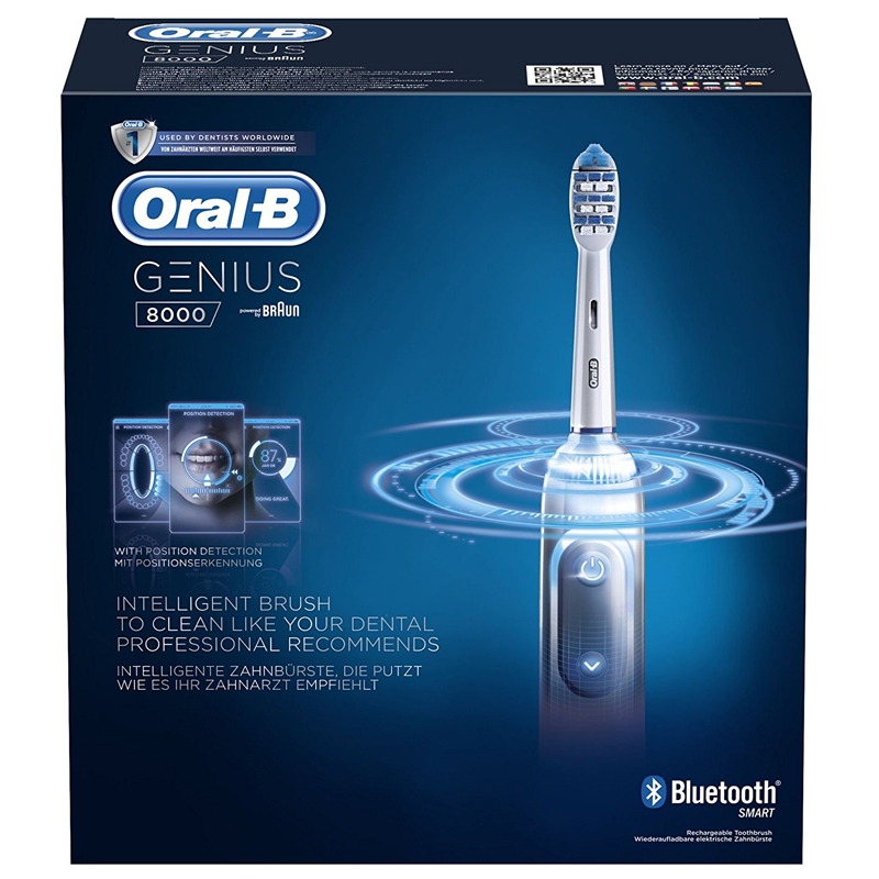 Braun Oral-B Genius 8000 elektrische Zahnbürste weiß