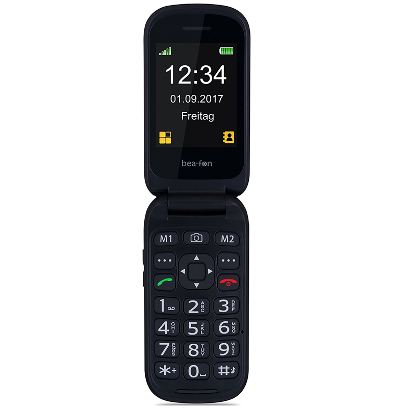 Beafon SL690 Seniorentelefon Klapphandy schwarz silber