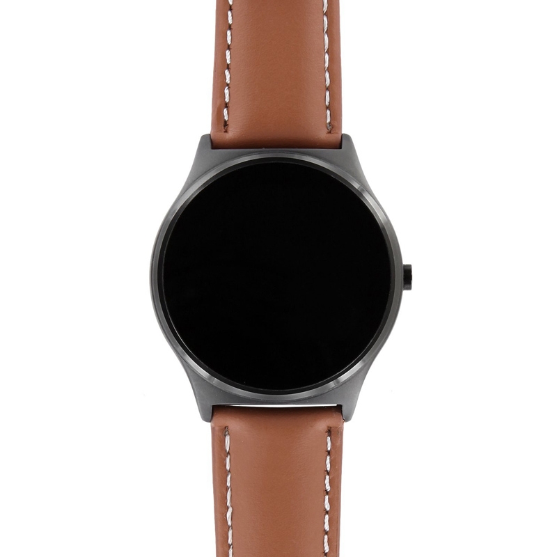 Xlyne Smartwatch Wechselarmband 22mm Light cognac brown für X-WATCH QIN XW PRIME II