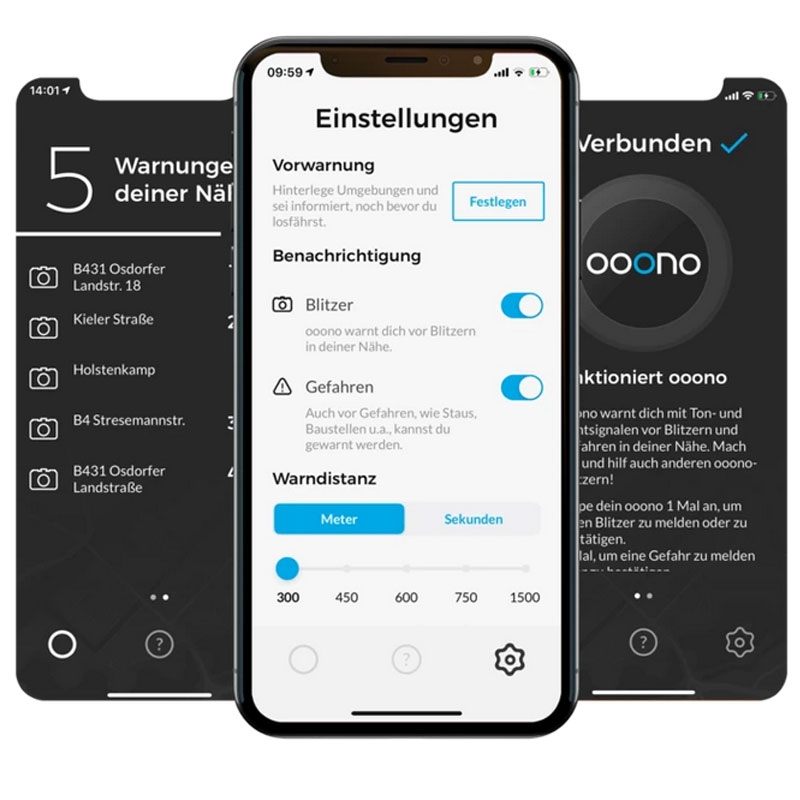 OOONO CO-DRIVER NO1 Verkehrsalarm (2.Wahl)