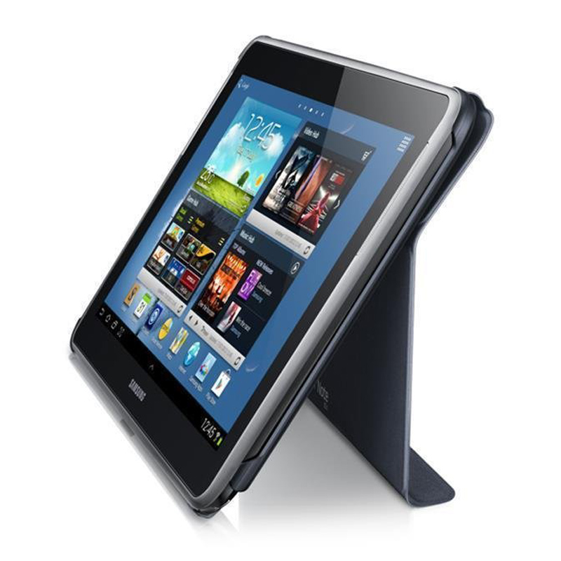 Samsung Cover Note Diary Design anthrazit für Note N8000 / N8010