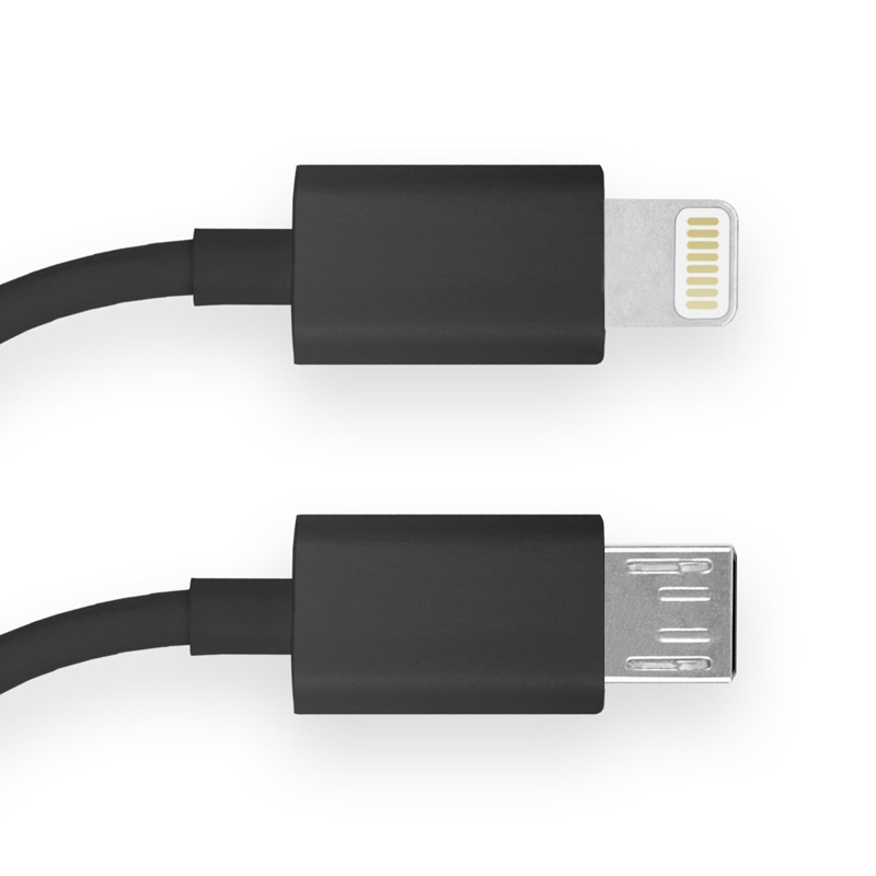 Twelve South HiRise Deluxe Desktop Stand inkl. Lighting-Kabel und Micro-USB-Kabel für iPhone schwarz