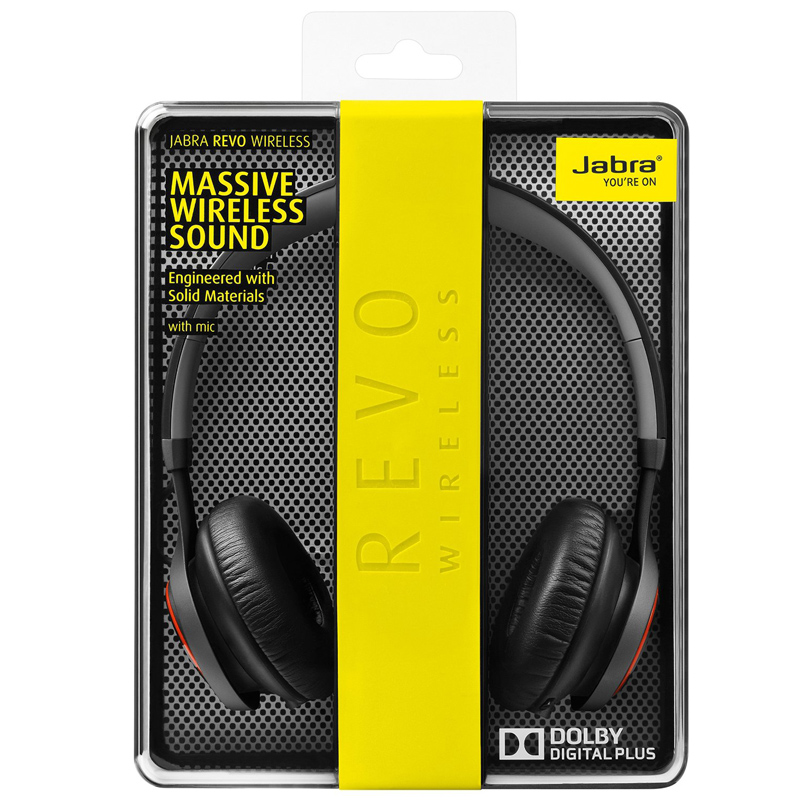 Jabra Revo Wireless Bluetooth On-Ear-Kopfhörer schwarz