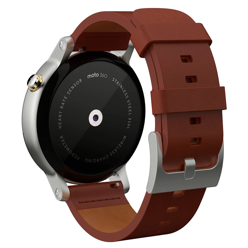 Motorola Moto 360 2. Gen. cognac leather