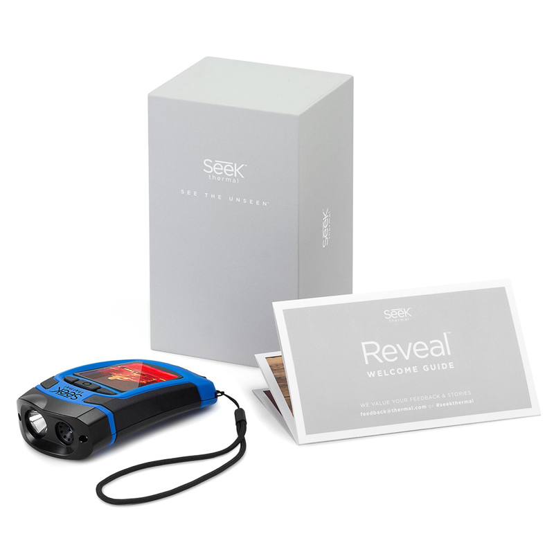 Seek Thermal Reveal - Wärmebildkamera mit integrierter Taschenlampe Micro-SD Karte Ausstellungsgerät