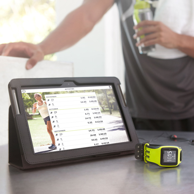 TomTom GPS Sportuhr Runner grün/dunkelblau