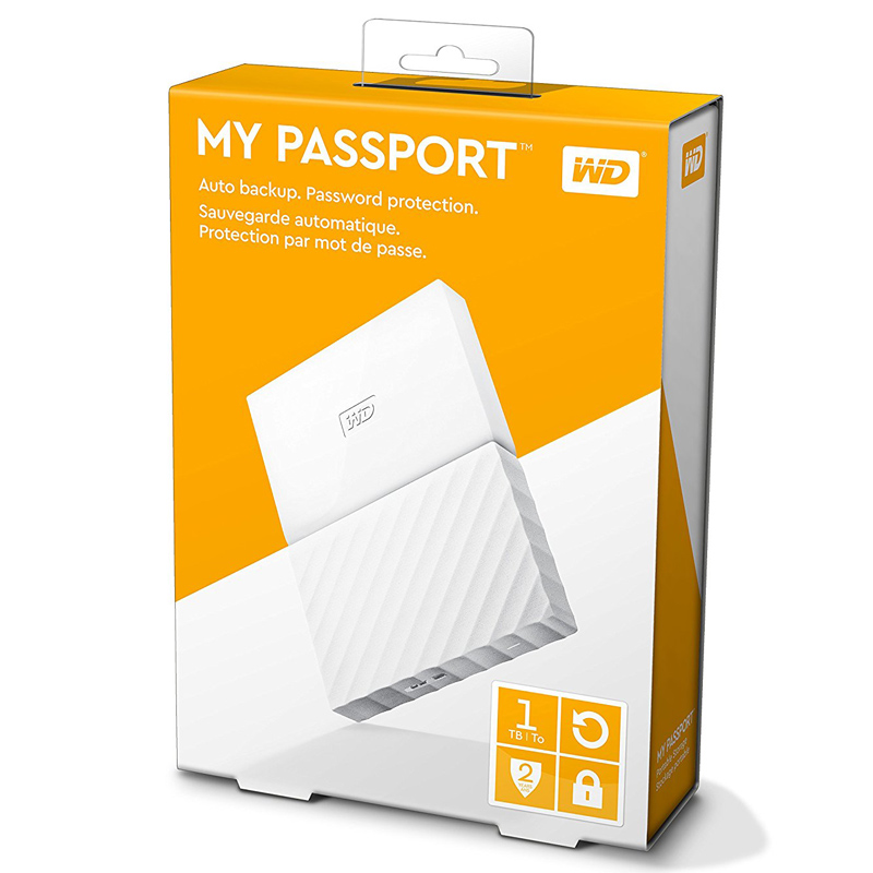 Western Digital My Passport tragbare externe Festplatte 1TB weiß