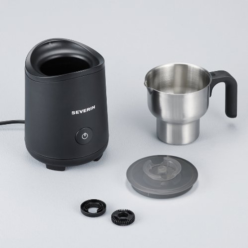 Severin SM 9495 Milchaufschäumer Edelstahl/schwarz