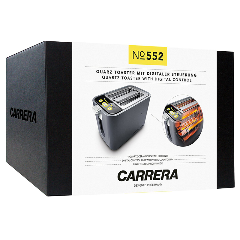 Carrera 552 Quarz Toaster mit digitaler Steuerung