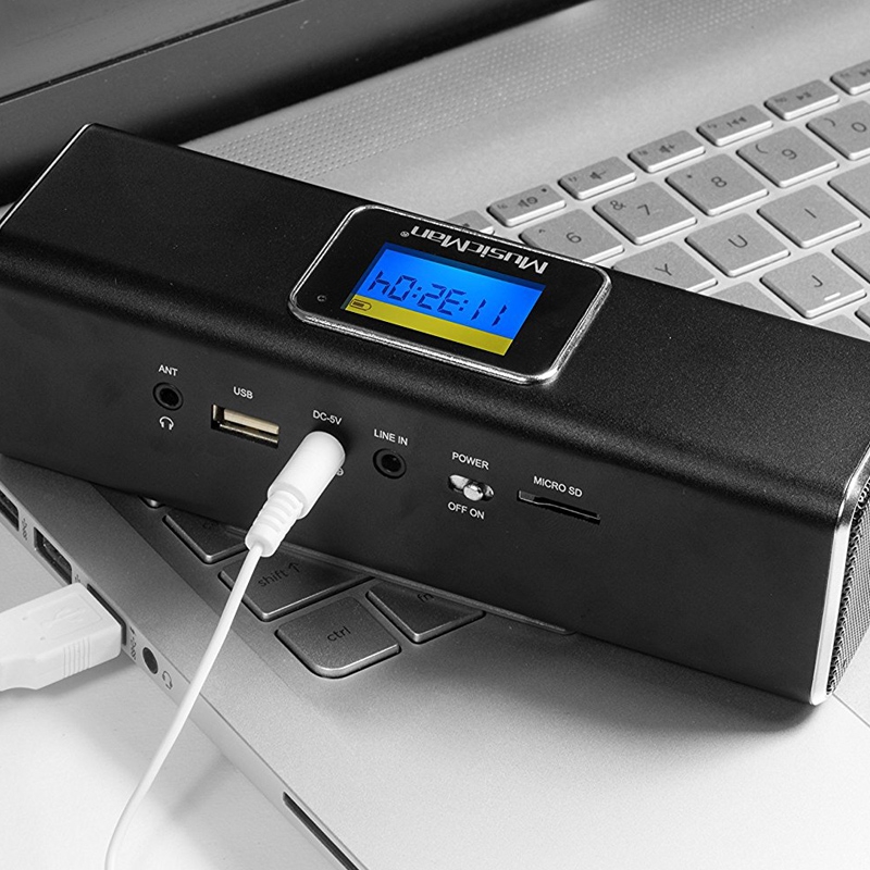 MusicMan BT-X29 DAB Bluetooth Soundstation schwarz