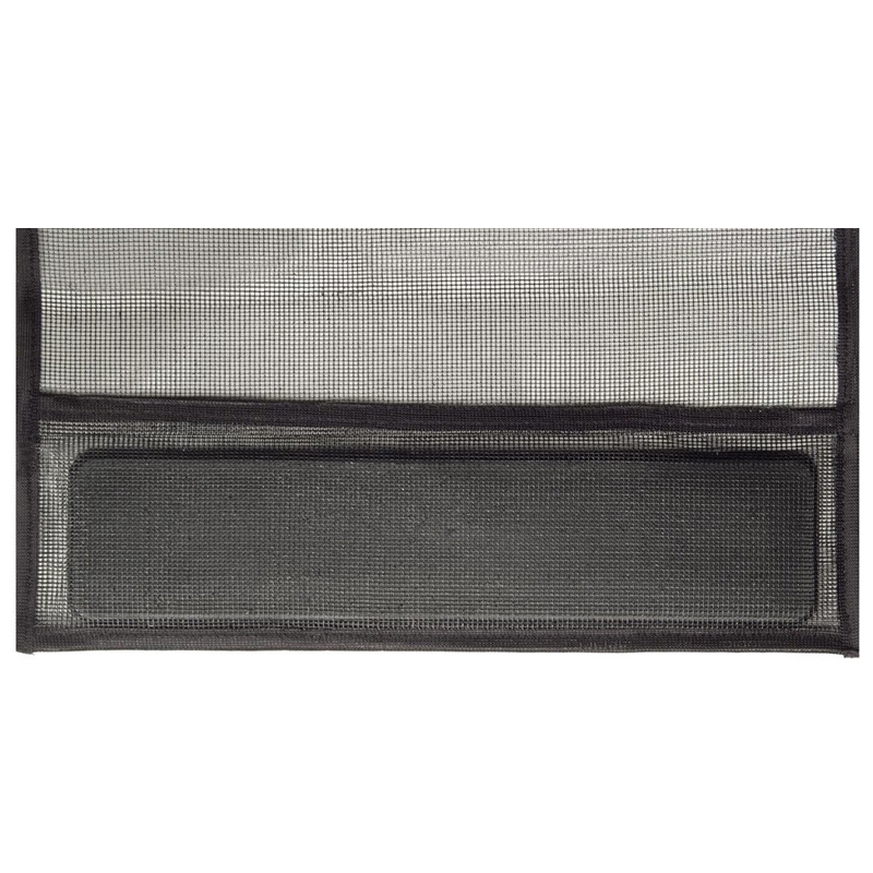 easy life Insektenschutz Tür Vorhang 100 x 220 cm Polyester Anthrazit