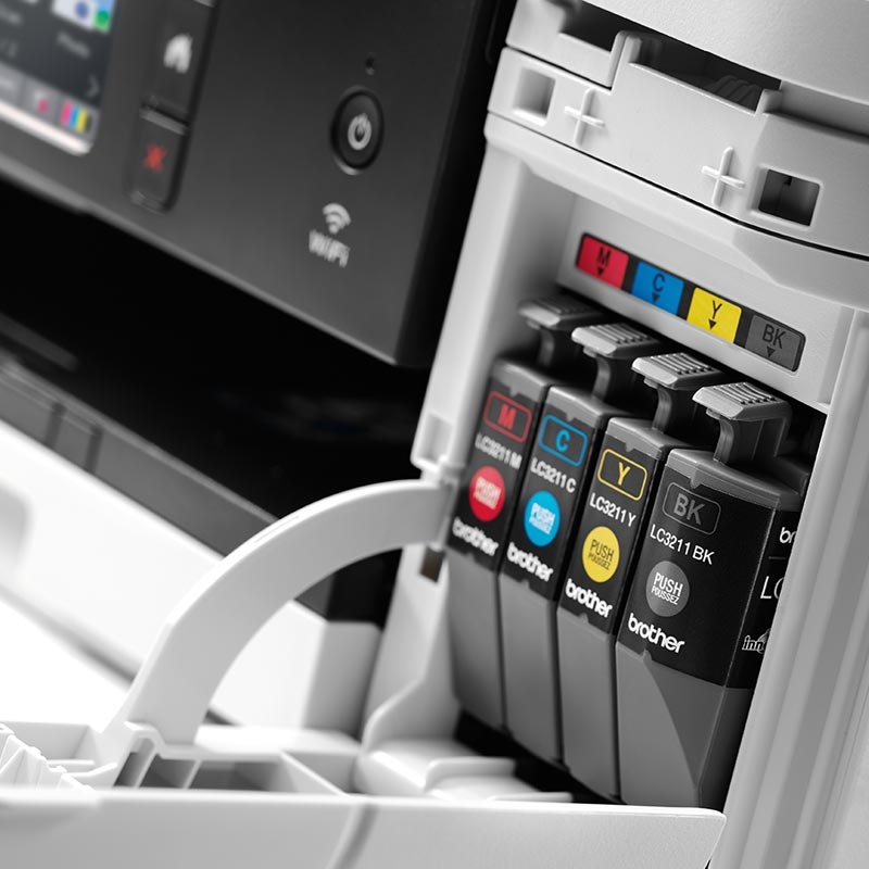 Brother DCP-J774DW 3-in-1 Tinten Multifunktionsgerät weiß