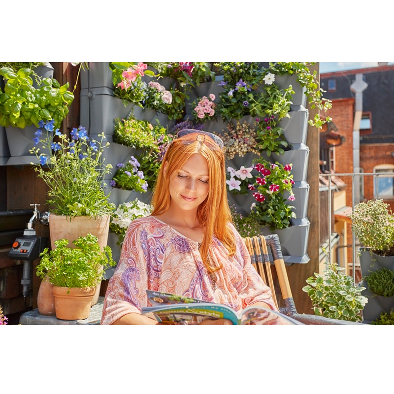 GARDENA 13156-20 NatureUp! Bewässerungsset Vertikal Wasserhahn