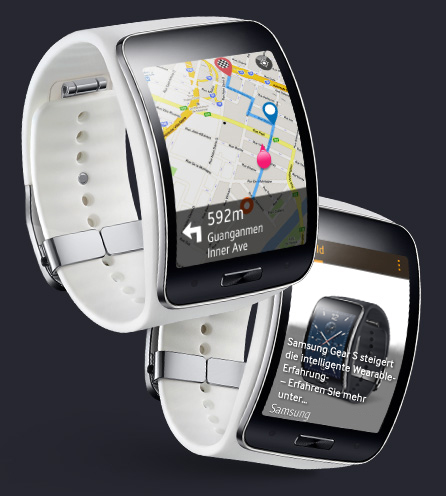 Samsung Galaxy Gear S Smartwatch white