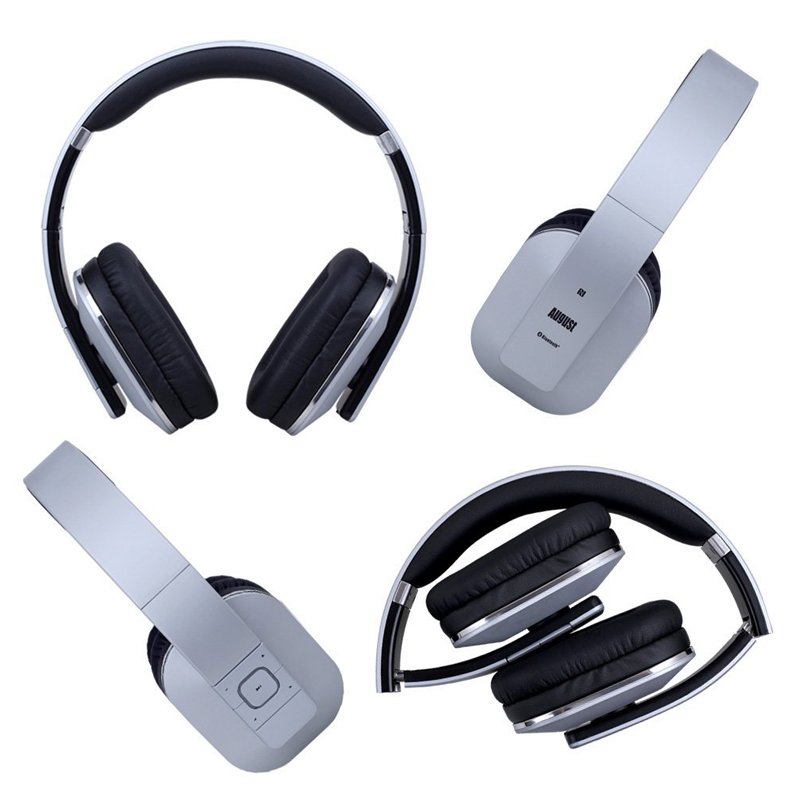 August EP650S Bluetooth NFC Kopfhörer silber