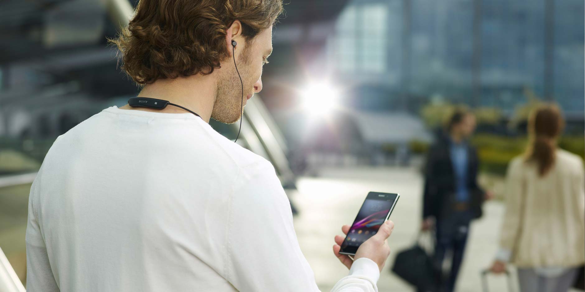 Sony BT Headset Stereo SBH80 weiß