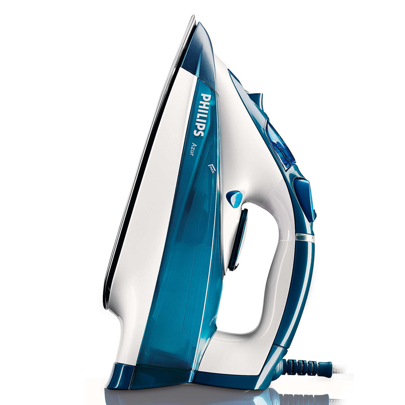 Philips GC4410/02 Dampfbügeleisen (2400 W, SteamGlide-Bügelsohle) weiß/blau