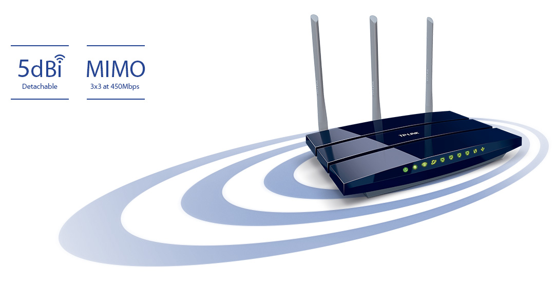 TP-Link TL-WR1043ND WLAN Router 450Mbit/s