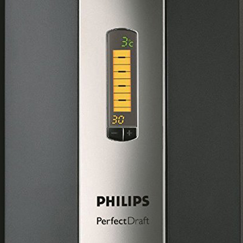 Philips HD3620/25 Perfect Draft Bierzapfanlage (Metallfässer 6 Liter) schwarz