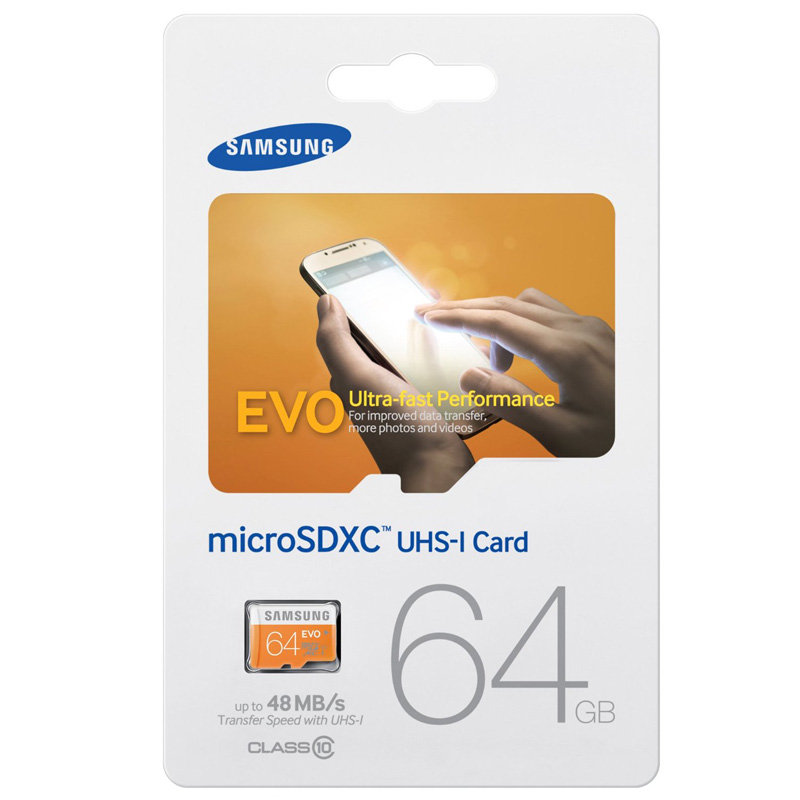 Samsung 64GB micro SDXC Card Class 10 - EVO
