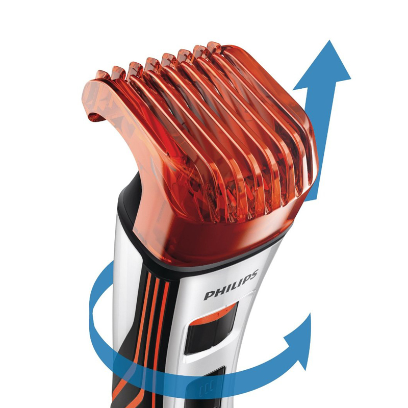 Philips QS 6140/32 Bartschneider Silber-Rot