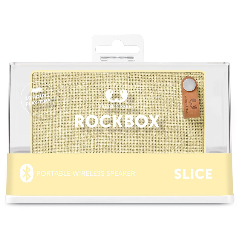 Fresh 'n Rebel Rockbox Slice Bluetooth Lautsprecher Buttercup
