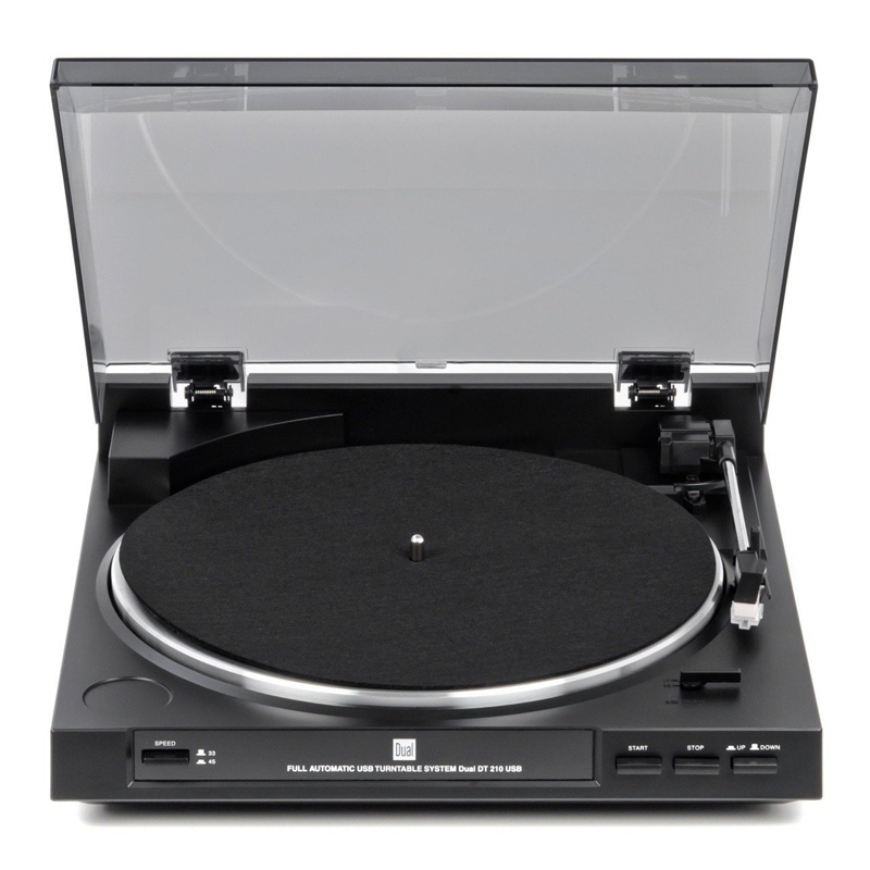 Dual DT 210 USB Plattenspieler schwarz