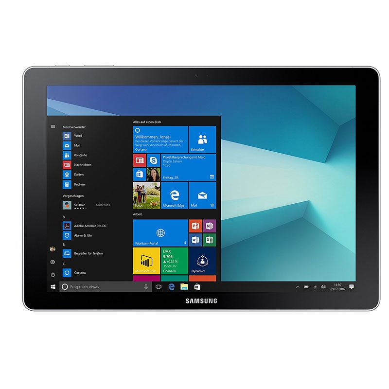 Samsung Galaxy Book W627 26,92 cm (10,6 Zoll) LTE Tablet PC silber