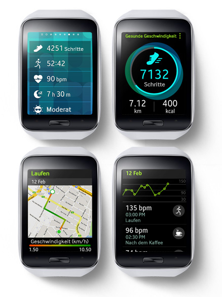 Samsung Galaxy Gear S Smartwatch white