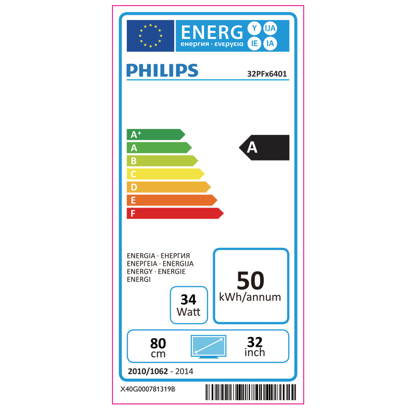 Philips 32PFS6401/12 80cm (32 Zoll) LED-TV