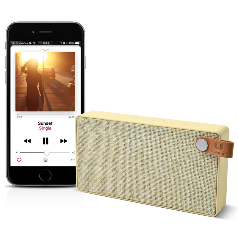 Fresh 'n Rebel Rockbox Slice Bluetooth Lautsprecher Buttercup