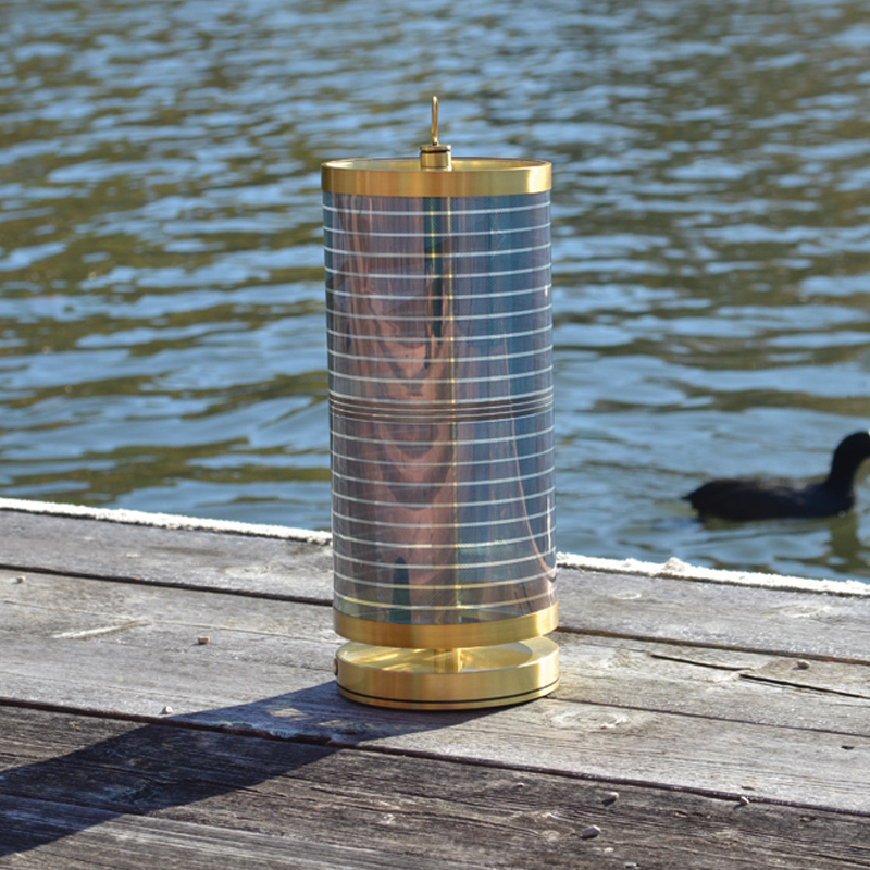 STOOL +SOL Tischleuchte hoch, Messing