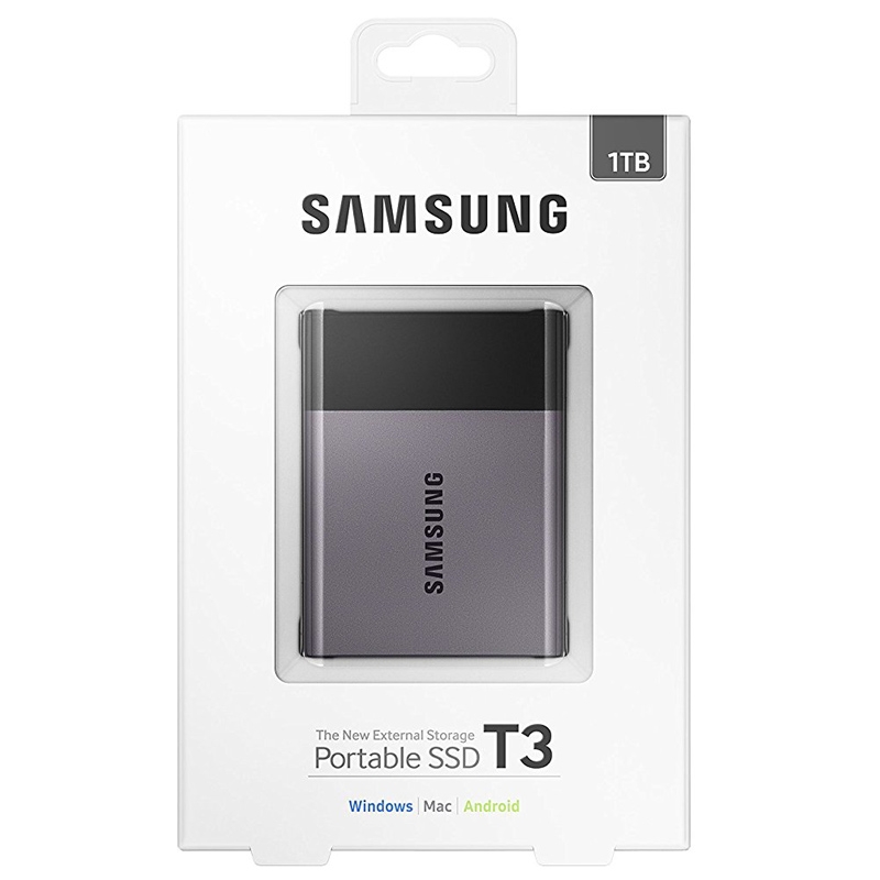 SAMSUNG Portable T3 SSD 1TB USB 3.1 Gen.1 Type C