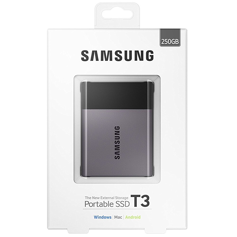 SAMSUNG Portable T3 SSD 250GB USB 3.1 Gen.1 Type C