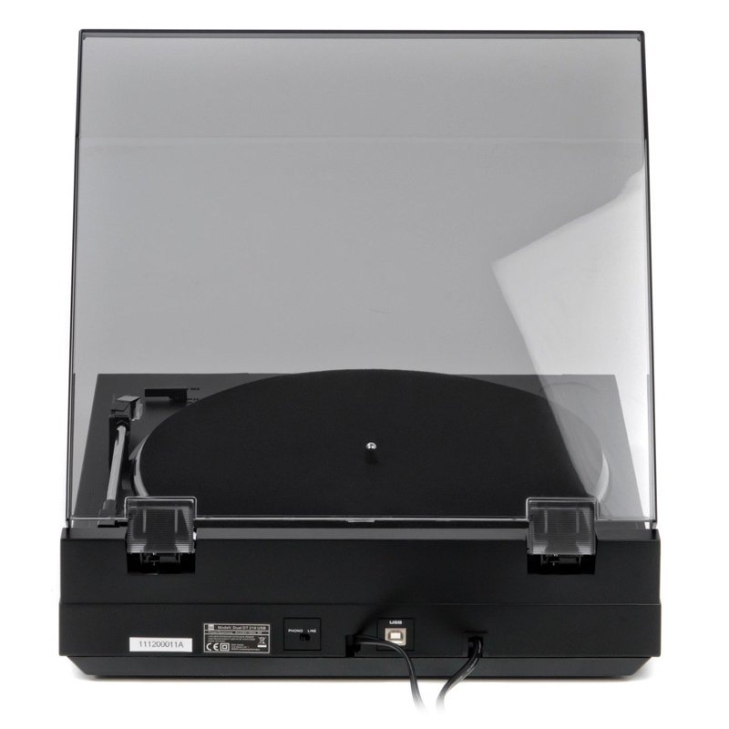 Dual DT 210 USB Plattenspieler schwarz