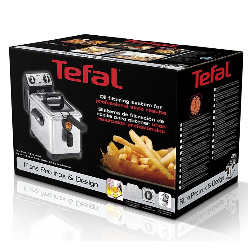 Tefal FR5101 Fritteuse Filtra Pro Inox and Design (2. Wahl)
