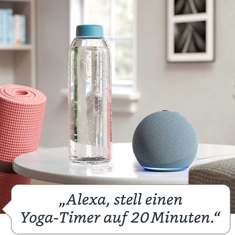 Amazon Echo (4. Generation) Smarter Lautsprecher mit Alexa anthrazit