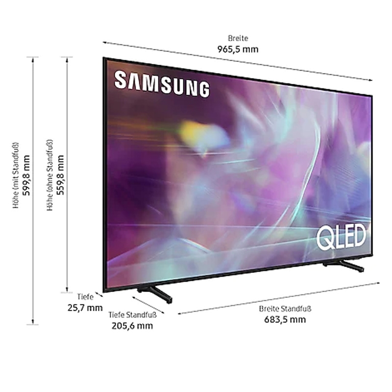 Samsung GQ43Q60AAUXZG 109cm (43 Zoll) 4K-QLED-TV