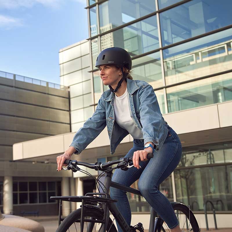 Sena Rumba matt black Größe L smarter Mulitsport-Helm