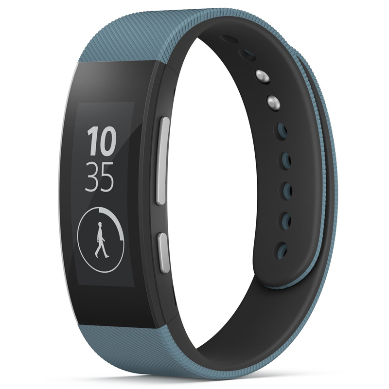 Sony Mobile Armband Wechselband für Sony SmartBand Talk in Größe L - Rot/Blau