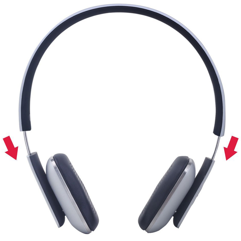 August EP636S Bluetooth v4.0 NFC Kopfhörer silber